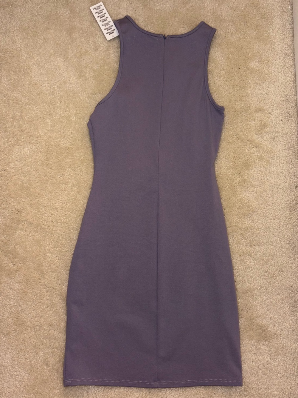 NWT Urban Outfitters Sleeveless Bodycon Dress - Slate Purple - Picture 2 of 5